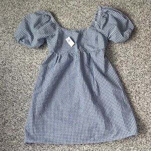 Old navy gingham dress xs